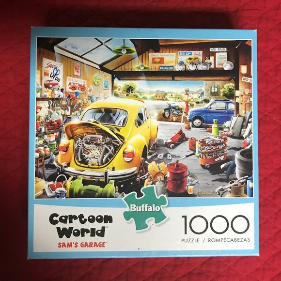 Cartoon World Games Sams Garage 00 Piece Cartoon World Puzzle